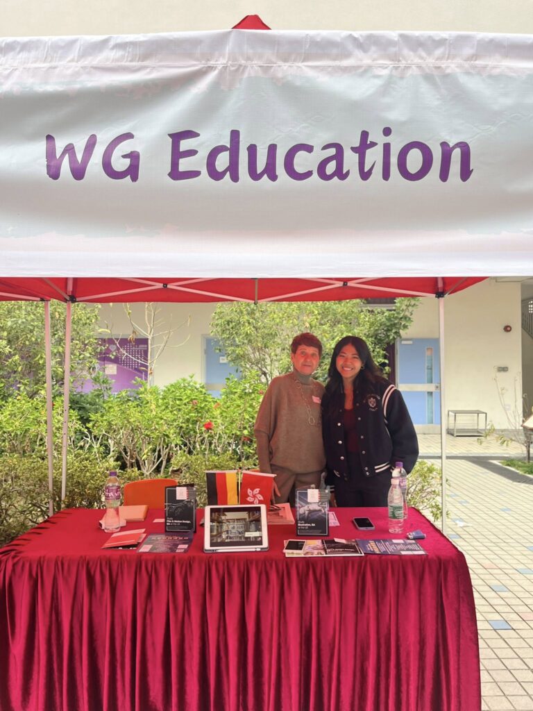 可能是顯示的文字是「 WG Education 」的圖像