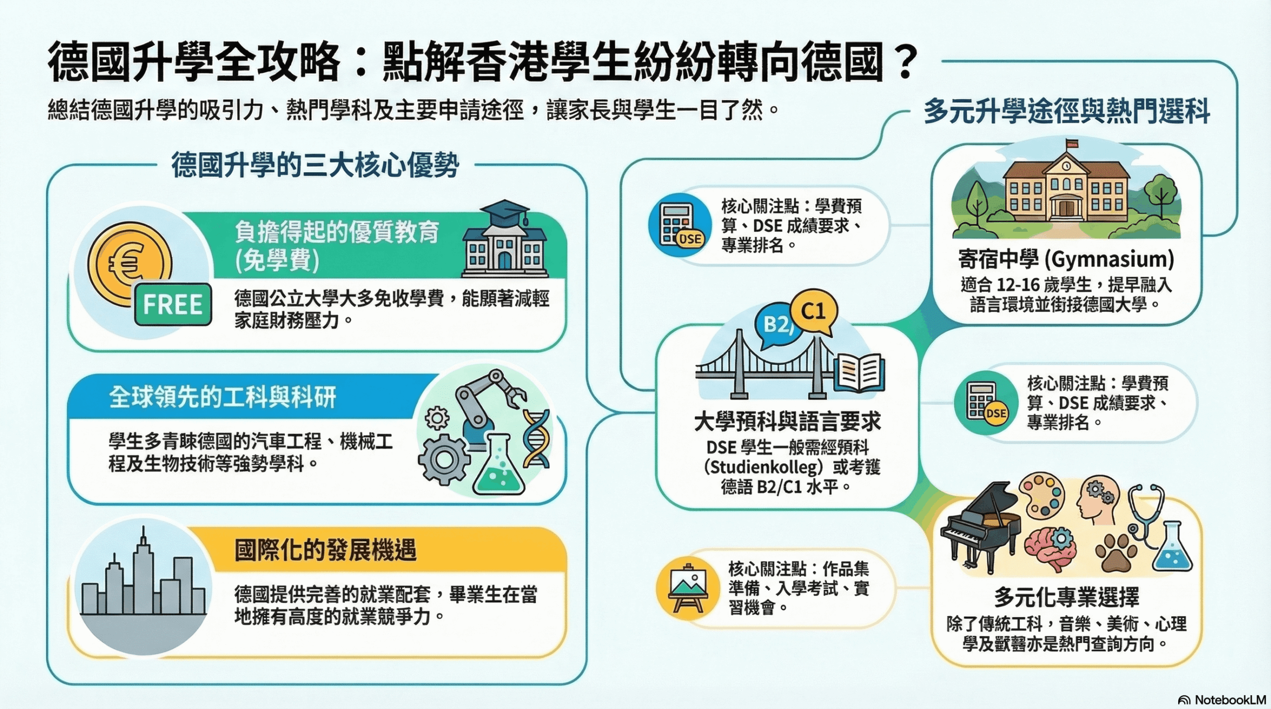 「德國留學」是什麼的體驗 ? —— 2026 德國留學最全面攻略 !